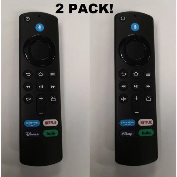 2 Replacement Remotes for Amazon Fire stick 4K Max - Remotes Only. Alexa Voice - Picture 1 of 3